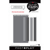 PhotoPlay - Say It With Stamps Collection - Etched Dies - Notebook And Banners