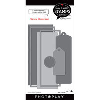 PhotoPlay - Say It With Stamps Collection - Etched Dies - Scallop Tags