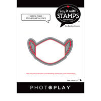 PhotoPlay - Say It With Stamps Collection - Etched Dies - Talking Masks