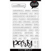 PhotoPlay - Say It With Stamps Collection - Clear Photopolymer Stamps - Party