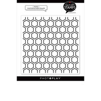 PhotoPlay - Say It With Stamps Collection - Clear Photopolymer Stamps - Hexies