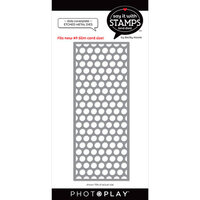 PhotoPlay - Say It With Stamps Collection - Etched Dies - Dots Cover Plate