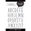 PhotoPlay - Say It With Stamps Collection - Etched Dies - Slim Alphabet