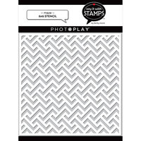 PhotoPlay - Say It With Stamps Collection - 6 x 6 Stencils - Maze