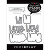 PhotoPlay - Say It With Stamps Collection - Etched Dies - Hey Hello Hi Words