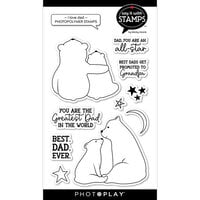 PhotoPlay - Say It With Stamps Collection - Clear Photopolymer Stamps - I Love Dad