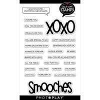 PhotoPlay - Say It With Stamps Collection - Clear Photopolymer Stamps - XOXO Smooches