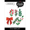 PhotoPlay - Say It With Stamps Holiday Collection - Etched Dies - Holiday Foliage