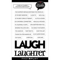 PhotoPlay - Say It With Stamps Collection - Clear Photopolymer Stamps - Laugh, Laughter