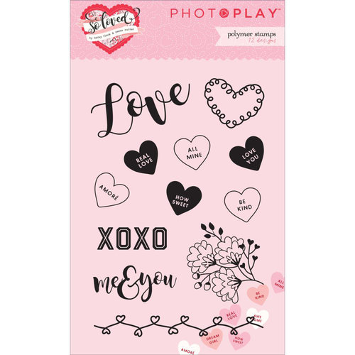 Photo Play Paper - So Loved Collection - Clear Acrylic Stamps