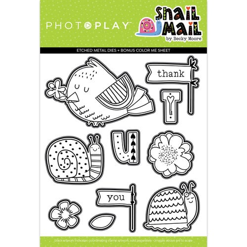 PhotoPlay - Snail Mail Collection - Etched Dies