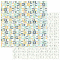 Photo Play Paper - Snuggle Up Collection - Boy - 12 x 12 Double Sided Paper - All Stacked Up