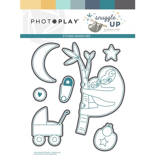 Photo Play Paper - Snuggle Up Collection - Boy - Die Set