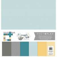 Photo Play Paper - Snuggle Up Collection - Boy - 12 x 12 Collection Pack - Solids Plus