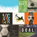 ColorPlay - MVP Soccer Collection - 12 x 12 Double Sided Paper - Kick It Cards