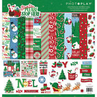 PhotoPlay - Santa Please Stop Here Collection - Christmas - 12 x 12 Collection Pack