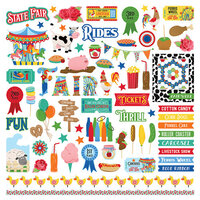 Photo Play Paper - State Fair Collection - 12 x 12 Cardstock Stickers - Elements
