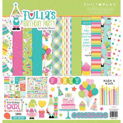PhotoPlay - Tulla's Birthday Collection - 12 x 12 Collection Pack