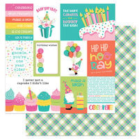 Photo Play Paper - Tulla's Birthday Collection - 12 x 12 Double Sided Paper - Hooray