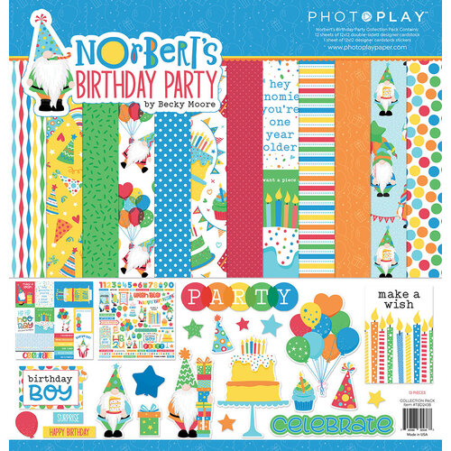 PhotoPlay - Norbert's Birthday Collection - 12 x 12 Collection Pack