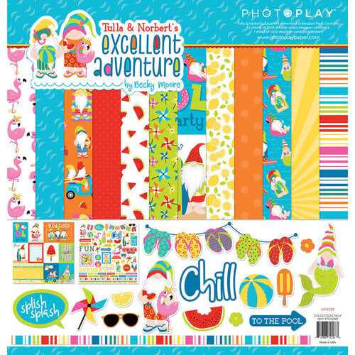 Photo Play Paper - Tulla and Norbert's Excellent Adventure Collection - 12 x 12 Collection Pack