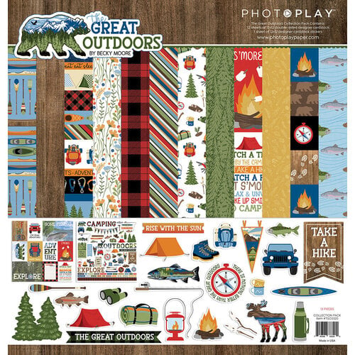 PhotoPlay - The Great Outdoors Collection - 12 x 12 Collection Pack