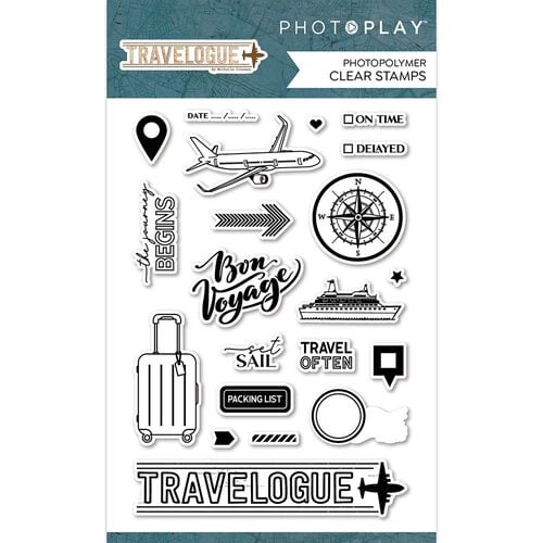 PhotoPlay - Travelogue Collection - Clear Photopolymer Stamps
