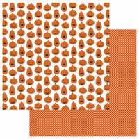 Photo Play Paper - Trick or Treat Collection - Halloween - 12 x 12 Double Sided Paper - Hey Pumpkin!