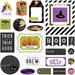 Photo Play Paper - Trick or Treat Collection - Halloween - Ephemera - Die Cut Cardstock Pieces