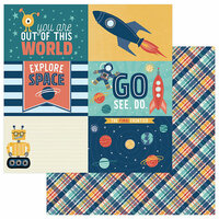 Photo Play Paper - To the Moon and Back Collection - 12 x 12 Double Sided Paper - Out Of This World