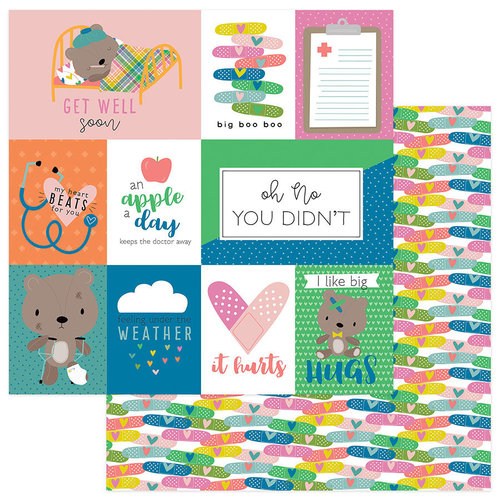 Photo Play Paper - Under the Weather Collection - 12 x 12 Double Sided Paper - Owie