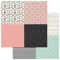 Photo Play Paper - Vintage Girl Collection - Tiny Prints - 12 x 12 Double Sided Paper - Quad 1