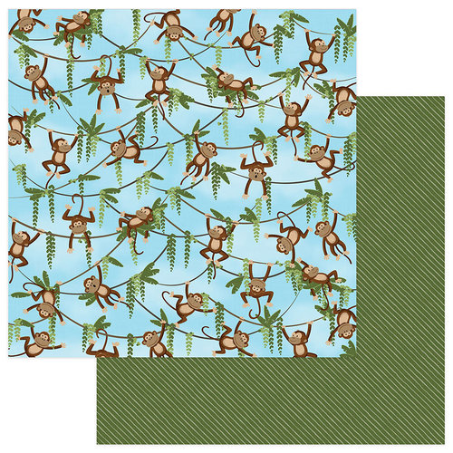 PhotoPlay - We Bought a Zoo Collection - 12 x 12 Double Sided Paper - Monkey Business