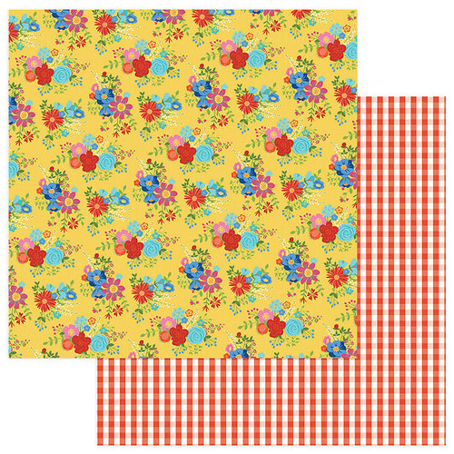 Photo Play Paper - What's Cooking Collection - 12 x 12 Double Sided Paper - Tablecloth