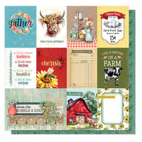 PhotoPlay - Willow Creek Highlands Collection - 12 x 12 Double Sided Paper - Farm Fresh