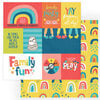PhotoPlay - We Can Just Stay Home Collection - 12 x 12 Double Side Paper - Home Family Fun