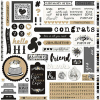 Photo Play Paper - We Do Collection - 12 x 12 Cardstock Stickers - a la Card