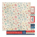 PhotoPlay Paper - With Liberty Collection - 12 x 12 Double Sided Paper - Celebration
