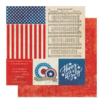 PhotoPlay Paper - With Liberty Collection - 12 x 12 Double Sided Paper - America The Beautiful
