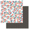 Photo Play Paper - Wild Love Collection - 12 x 12 Double Sided Paper - XOXO