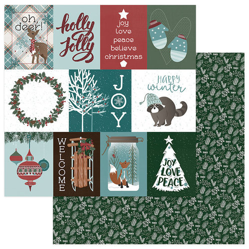 Photo Play Paper - Winter Meadow Collection - Christmas - 12 x 12 Double Sided Paper - Winter Wishes