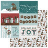 Photo Play Paper - Winter Meadow Collection - Christmas - 12 x 12 Double Sided Paper - Winter Trimmings