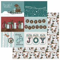 Photo Play Paper - Winter Meadow Collection - Christmas - 12 x 12 Double Sided Paper - Winter Trimmings