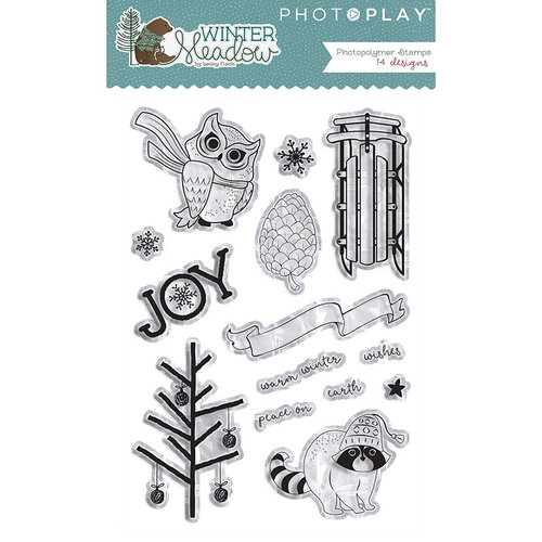 Photo Play Paper - Winter Meadow Collection - Christmas - Clear Acrylic Stamps
