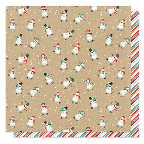 PhotoPlay - It's A Wonderful Christmas Collection - 12 x 12 Double Sided Paper - Feeling Frosty