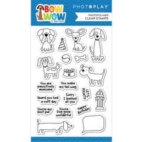 PhotoPlay - Bow Wow and Meow Collection - Clear Photopolymer Stamps - Bow Wow