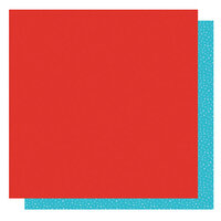 PhotoPlay - Bow Wow and Meow Collection - 12 x 12 Double Sided Paper - Red and Teal