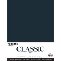 image of My Colors Cardstock - By PhotoPlay - 8.5 x 11 Classic Cardstock Pack - Navy - 10 Pack