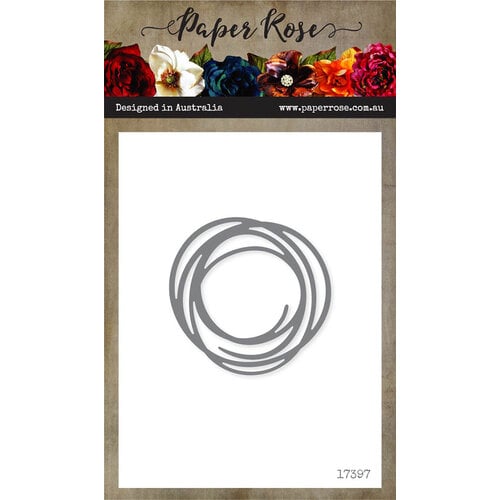 Paper Rose - Dies - Scribble Circle - Small