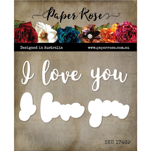 Paper Rose - Dies - I Love You Layered